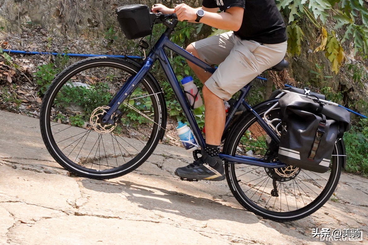 迪卡侬健身自行车_迪卡侬 Riverside 旅行车推荐_Riverside Touring 520 长途旅行自行车