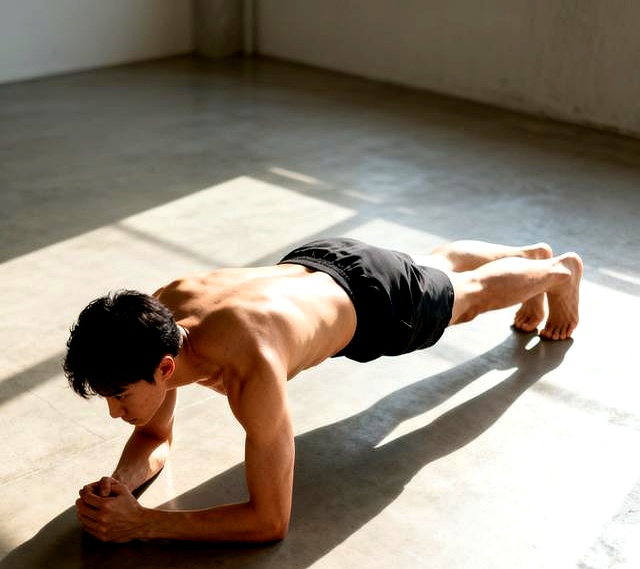 平板支撑腹横肌激活_20秒高效支撑训练_健腹机使用视频