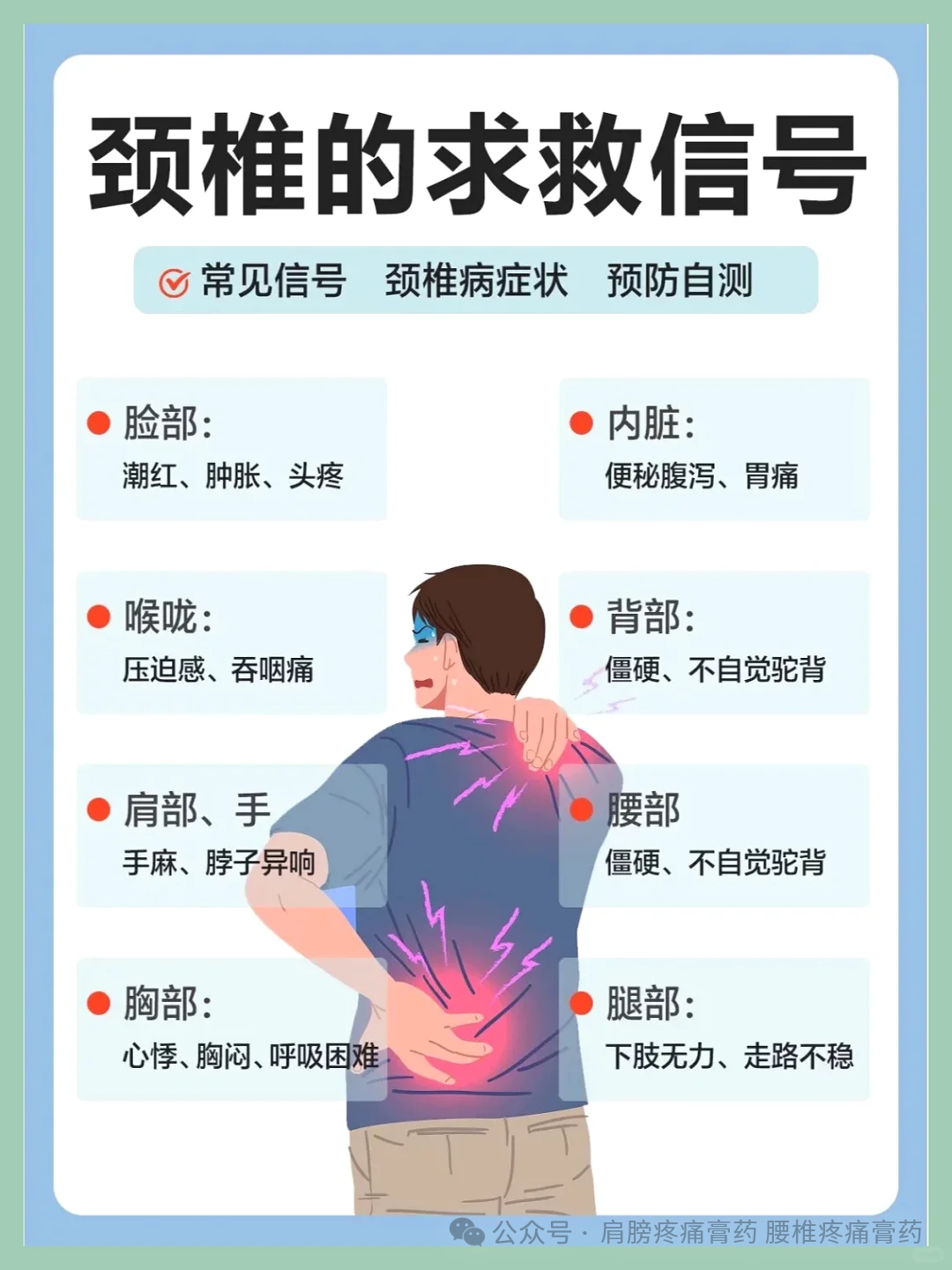 pg电子赏金试玩app 医生不会告诉你的7个颈椎病自测方法