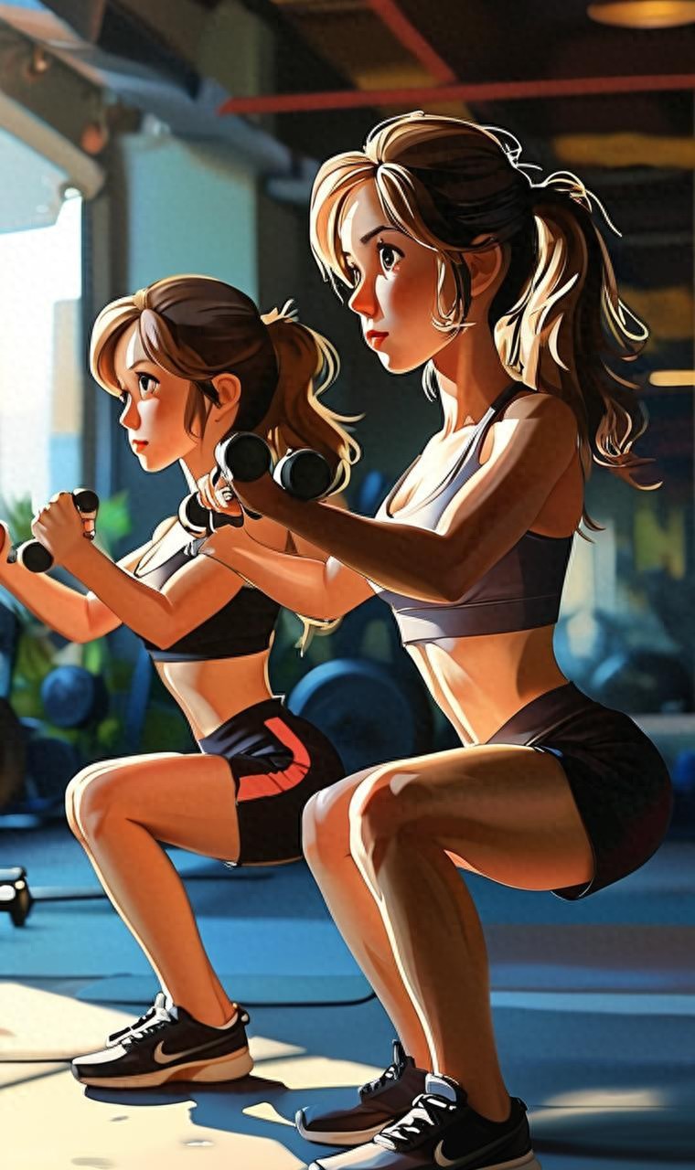 深蹲训练好处_深蹲改善久坐问题_健身蹲的动作有哪些